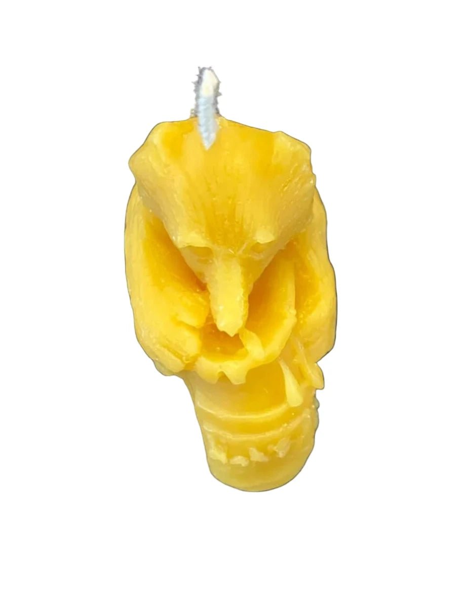 100% Natural British Beeswax - Bear and Honey Pot Candle - Mêl Llŷn
