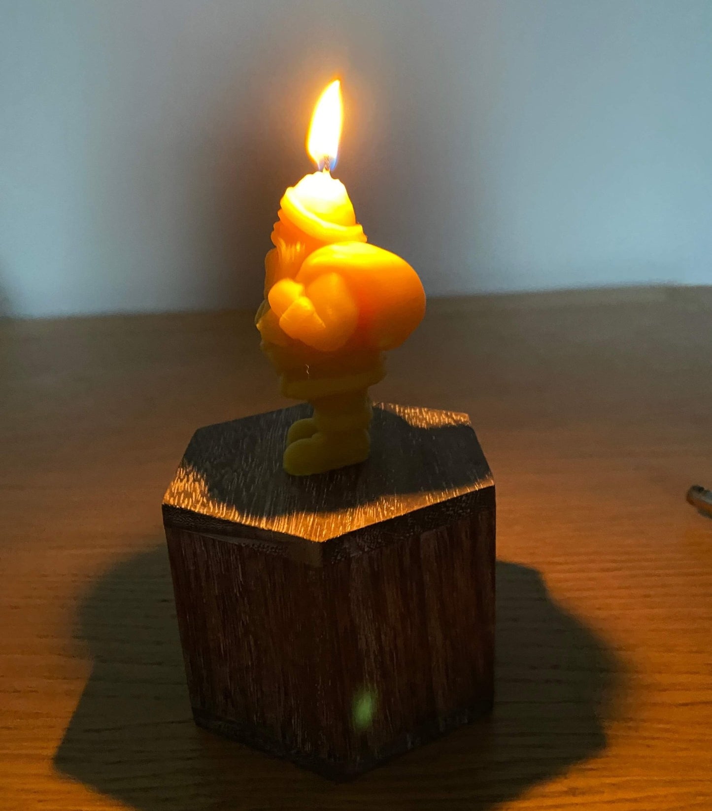 Father Christmas Beeswax Candle - Mêl Llŷn