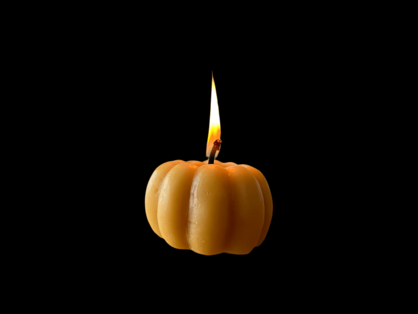 Pumpkin Beeswax Candle - Mêl Llŷn
