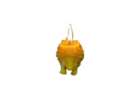 100% Natural British Beeswax - Hedgehog Candle - Mêl Llŷn