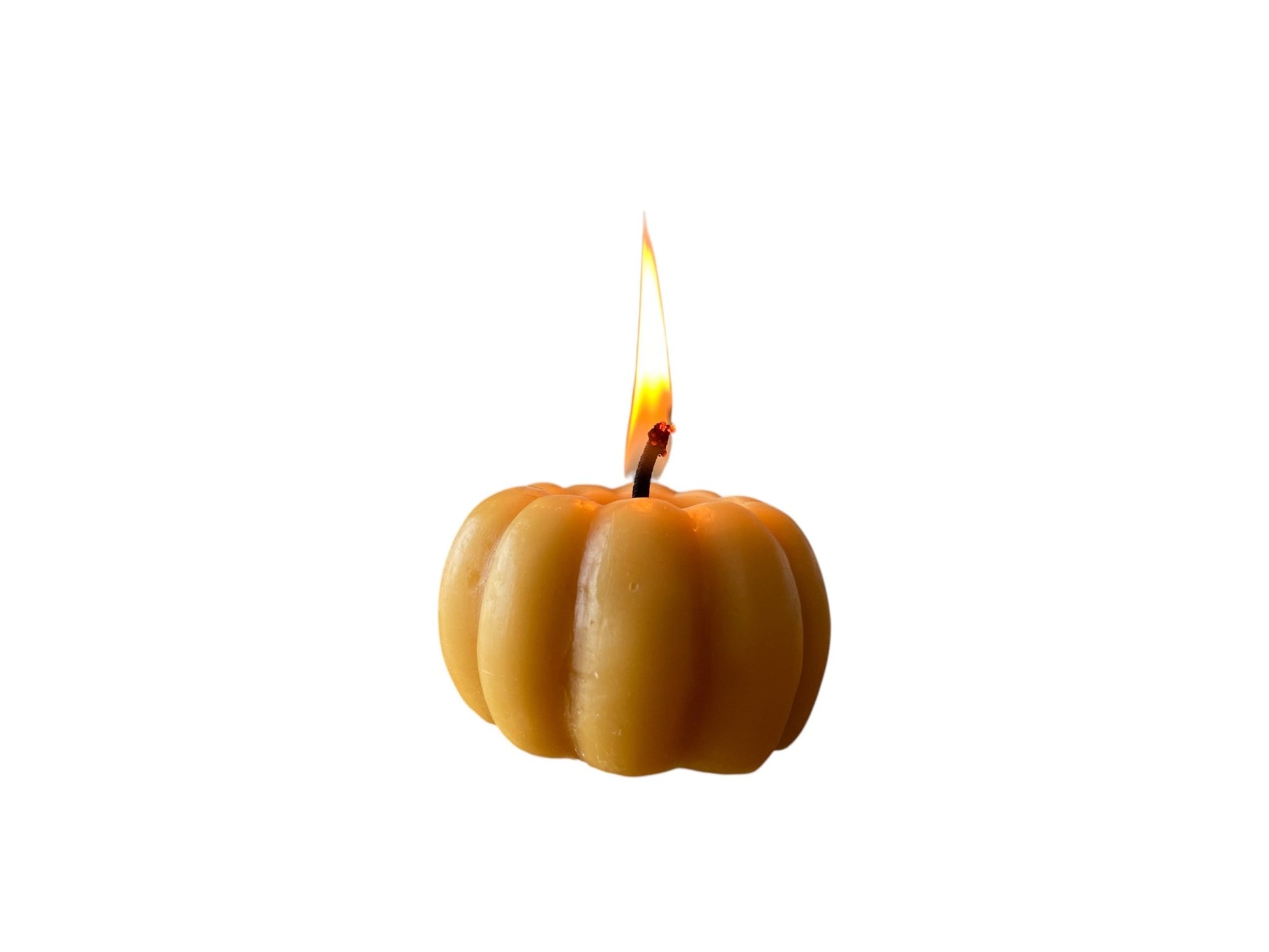 Pumpkin Beeswax Candle - Mêl Llŷn